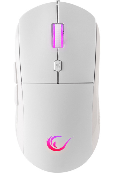 Rampage Radiant M1 Rgb Makrolu 12800 Dpi E-spor Örgü Kablo Profesyonel Gaming Mouse Oyuncu Mouse