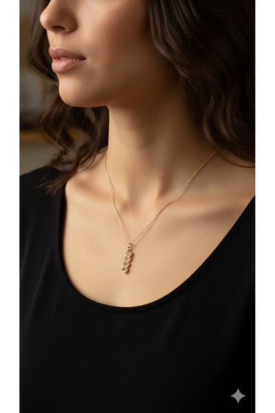 Jewerly قلادة فينوس بورجوس الذهبية للنساء