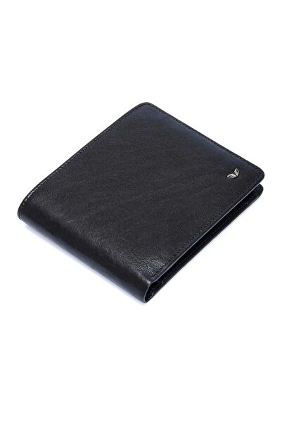 Tergan Black Genuine Leather Men's Wallet - S1Ce00001308-A97