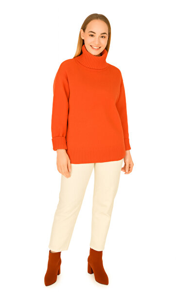 BLU Balıkçı Yaka Uzun Triko Bluz