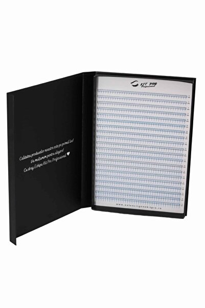 KIT PRO PROFESSIONAL Colecția de evantaie Extensii Gene Pre-Made 4D Albastru – MIX CC