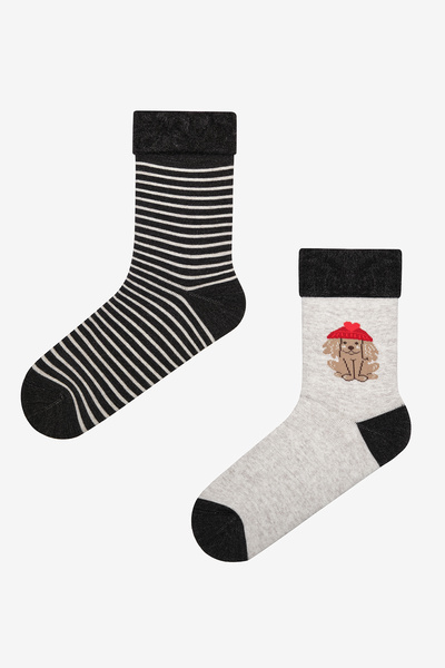 Penti Warme, flauschige Hundesocken im 2er-Pack