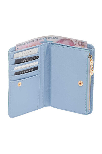 Tergan Blue Print Women's Wallet - S1Cb00055815-S5C