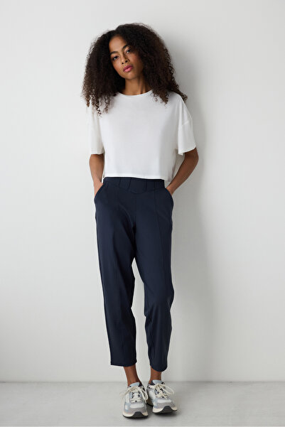 Penti Modal Crop Off-White T-Shirt