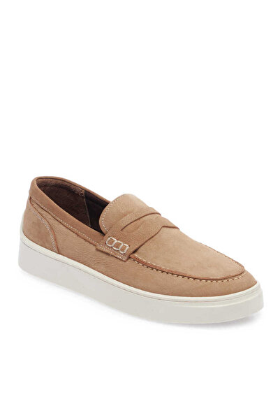 Tergan Kum Hakiki Nubuk Deri Erkek Loafer - E24I1AY56746-B21