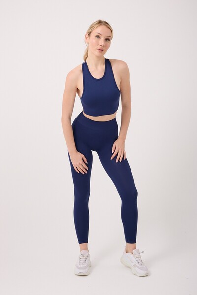 FOREVER MORE Aura High Waist Seamless Leggings with Gathering Effect on the Back