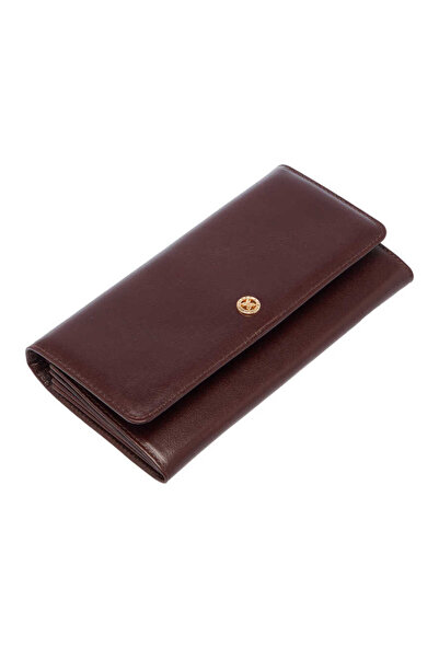 Tergan Taba piele naturală Femei portofel - S1CB00005584-C64