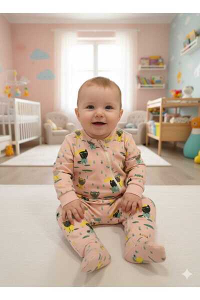 Pierre Cardin Baby Zippered Jumpsuit Without Booties