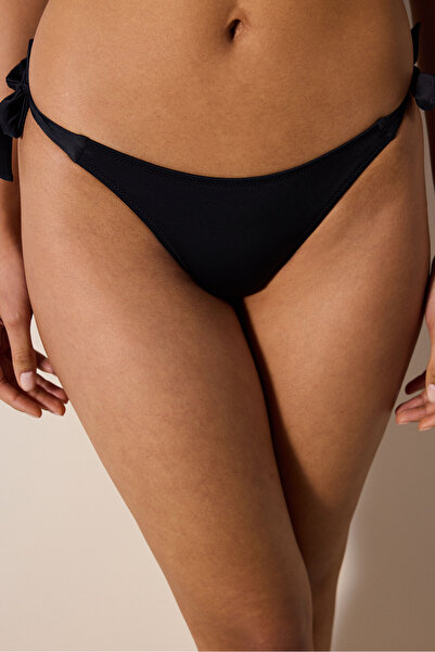 Penti Basic Black String Bikini Bottom