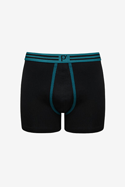 Penti Men's Cotton 2-Piece Black Multicolor Boxer Briefs