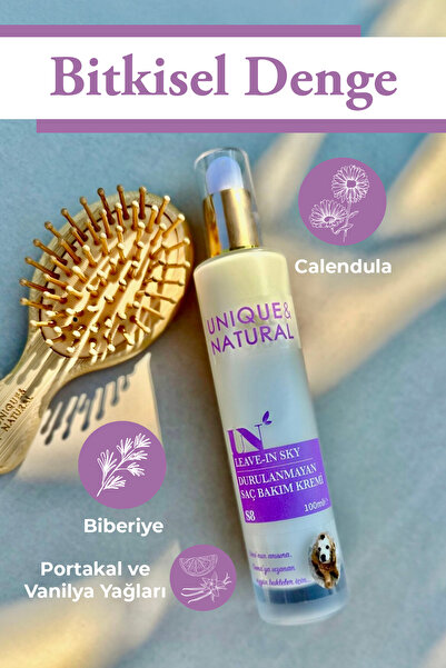 UN Unique & Natural Leave in Sky – Durulanmayan Saç Bakım Kremi