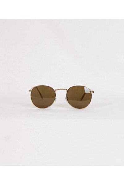 Maldia Shop Unisex Round Brown Sunglasses