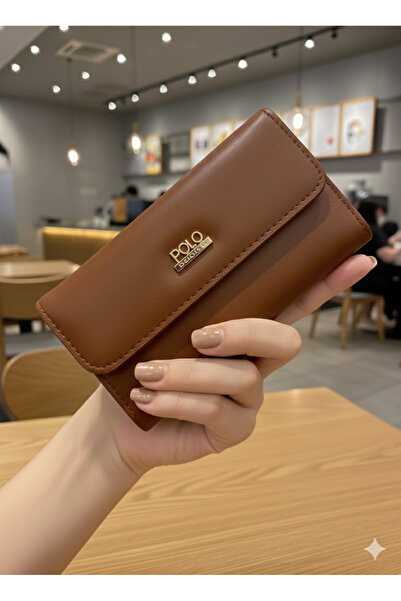 PurpleART Дамски портфейл Polo Emblem Large Horizontal 10x17x5cm