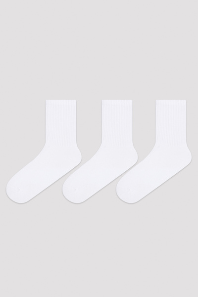 Penti White Basic Tennis 3-Piece Socks