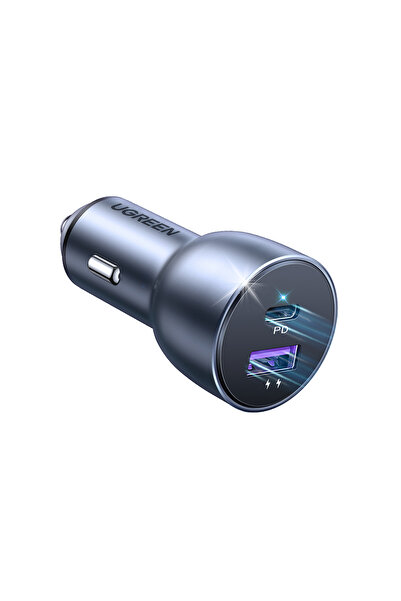 Ugreen 52.5W QC PD Hızlı Araç İçi Şarj Cihazı Çakmaklık Adaptörü 1xUSB-C, 1xU...