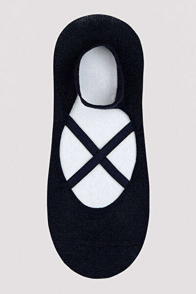 Penti Lacivert Kaydırmaz Taban Pamuklu Pilates&Yoga Çorabı