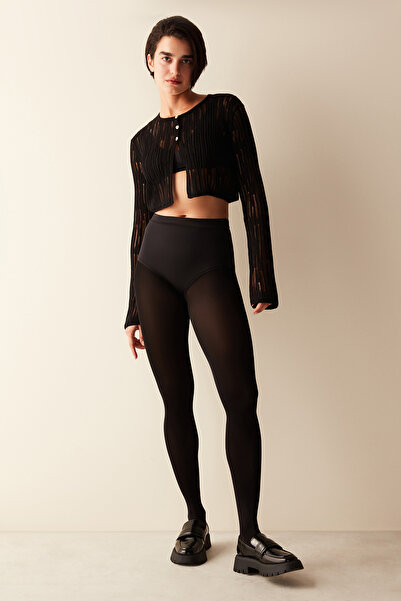 Penti Μεταξένιο Μαύρο καλσόν