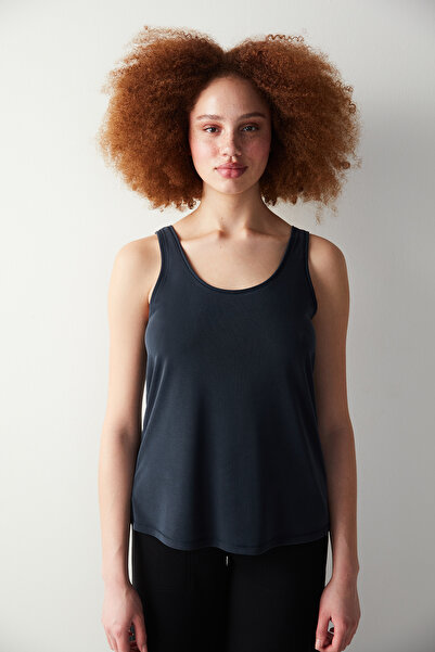 Penti Siyah Askılı Loose Modal Atlet