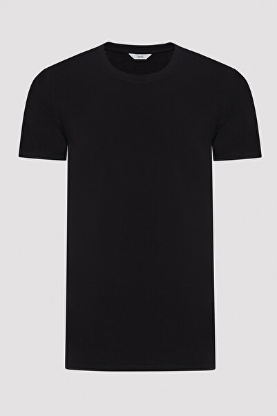 Penti Men's Regular Black Thermal T-Shirt
