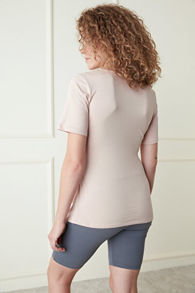 Penti Μπλουζάκι με κρεμώδες αποξηραμένο τριαντάφυλλο εγκυμοσύνης