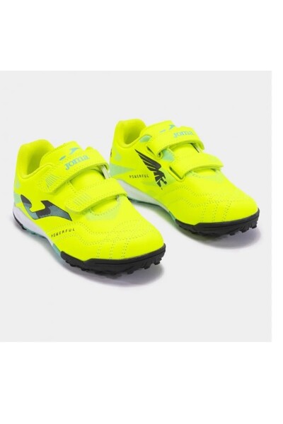 Joma Pojw2411Tfv Jr - Children's Lemon Fluor Turf Hali Field Shoes 2411 Model