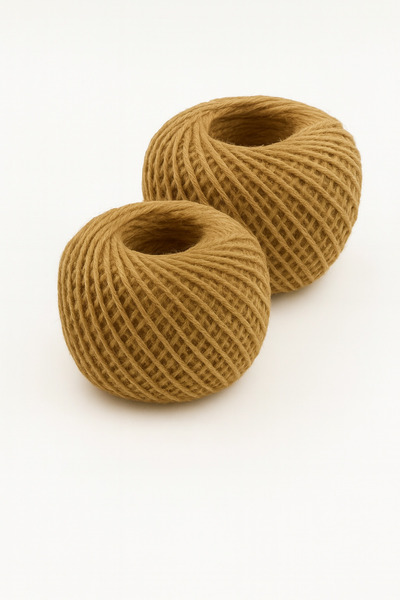 etxShop Sfoară de iută Sfoară de răchită 100 Metri 2 Bucăți Sfoară de răchită...