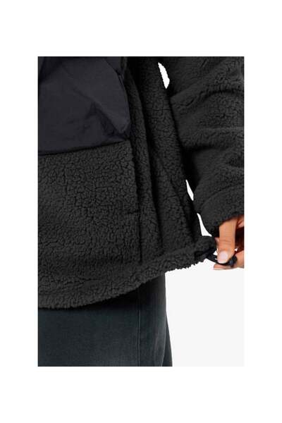 Jack Wolfskin Jachetă de pluș neagră unisex Maarweg Jkt - 1711241-6502 Outdoor