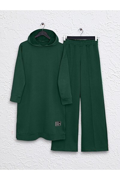 Modamorfo Emerald Hoodie and Slit Grass Suit