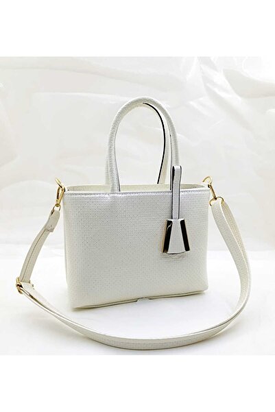 Gözenshopp Γυναικεία Κρεμ τσάντα χεριών και ώμων