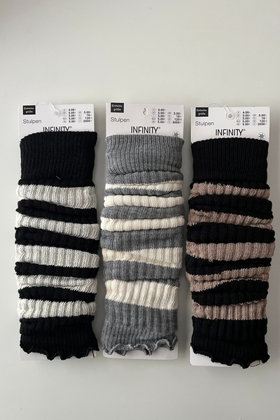 Hakan Collezione 3-компонентен комплект премиум дебели аеробни дълги чорапи за прах