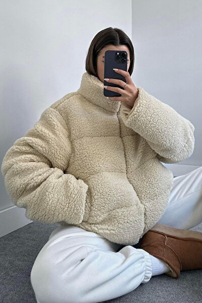 moda armanc Női plüss dombornyomott Teddy felfújható kabát