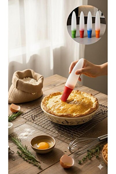 Kelepir Fırsatlar Silikon Yağ Sürme Fırçası – Sıkmalı Pratik Kullanım - YUMURTA FIRÇASI