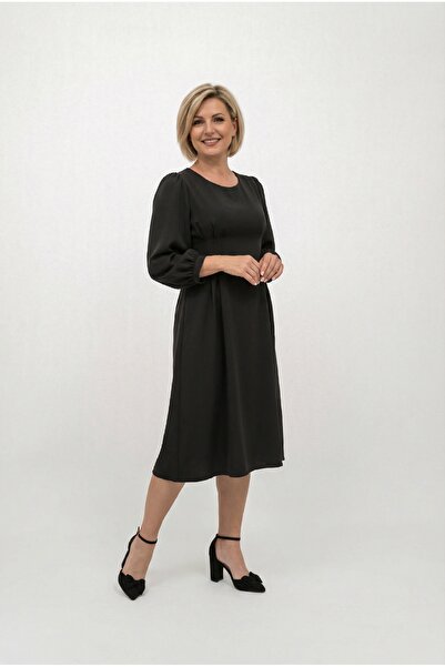 Gorgeaux Rochie Simpla Neagra Dalinda - XXL(44)