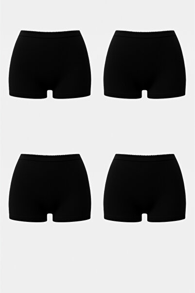 Stars Underwear Women's Boxer 4 Pack Cotton Rebound Underwear