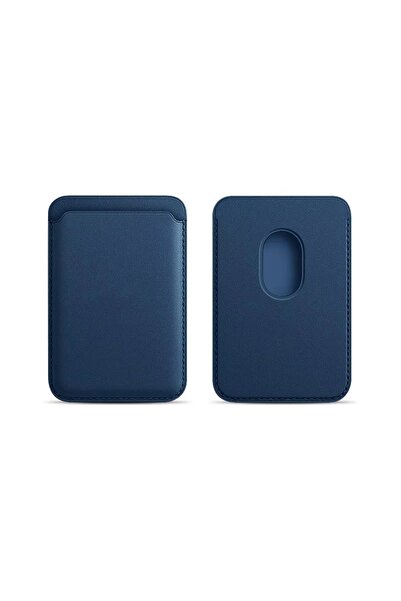 HYPERSOFT حامل بطاقات جلدي مغناطيسي مزود بتقنية Magsafe متوافق مع سلسلة هواتف iPhone 11-12-13-14-15-16-17