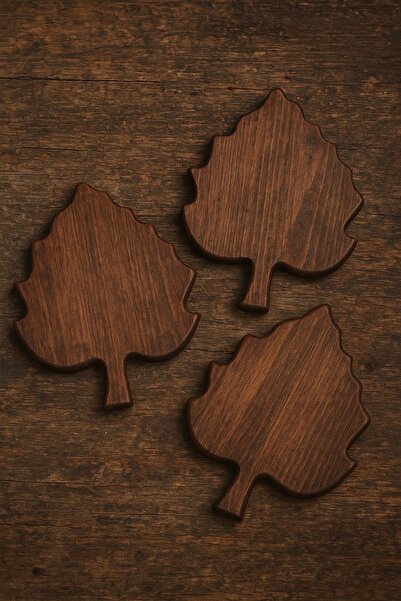 fam wood art 3-Piece Wooden Plane Leaf, Organizer, Multi-Purpose Stand Cutting Board 21 cm X 28 cm