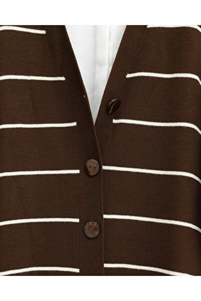 Modamorfo Buttoned Long Knitted Cardigan