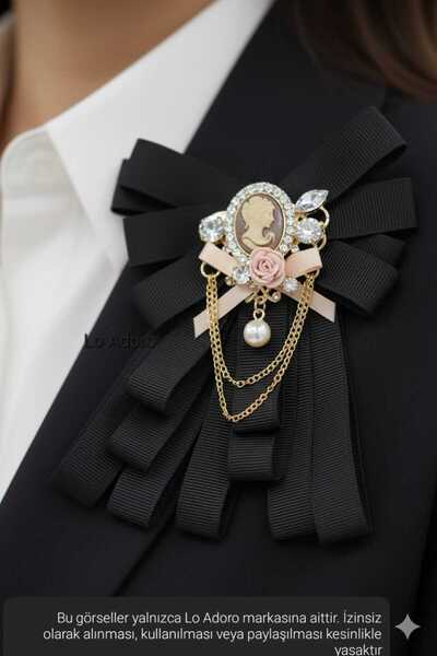 LO ADORO Kraliçe Cameo Güzellik Kafa Venedik İncili Su Damlası Kadın Broş Vintage Victorian Gül Aksesuar