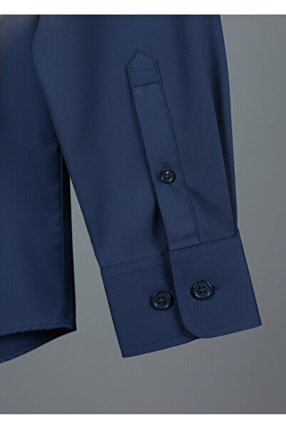 YusGos Men's Classic Fit Regular Fit Regular Collar Long Sleeve Easy Iron Cotton Shirt Anthracite 2XL