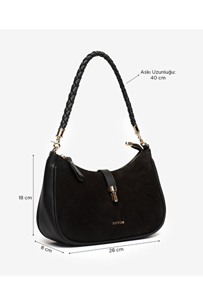 Greyder Kadın Siyah Omuz Çantası 5Y2CN69722
