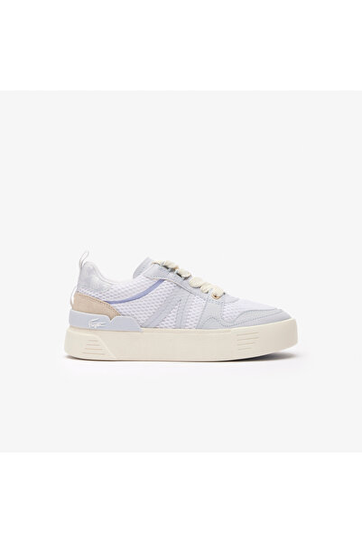 Lacoste حذاء رياضي نسائي L002 من القماش بنقشة مونوغرام - 46CFA0022-1T5