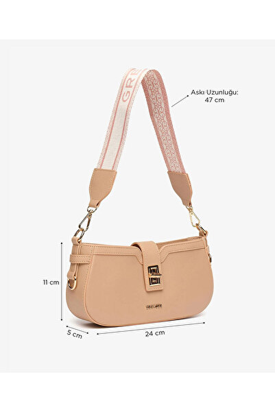 Greyder Kadın Kahverengi Omuz Çantası 5Y2CN69718