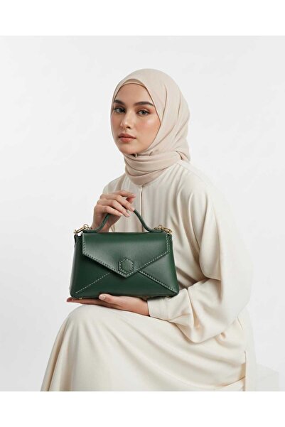 zenvita Handbag (Mini Clutch) Vegetable Tanned Bright Green