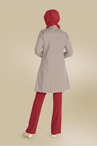 Alvina Cat Figure Embroidered Cotton Tunic - 40450