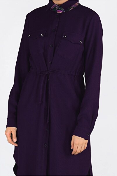 Alvina Buttoned Tunic with Button with Waist 4703