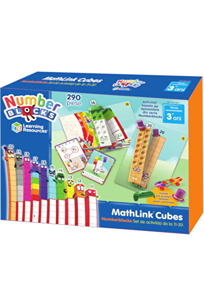 Learning MathLink®Cubes Numberblocks in romana - Set de activitati de la 11 - 20