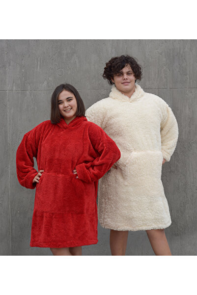 Pandamkee Pabtex Welsoft Plush Fleece Wearable Blanket Pajamas