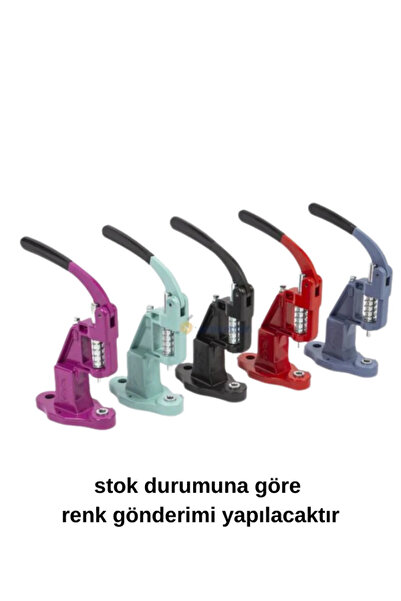 MİKRON Tulumba El Presi-çıt Çıt,kuş Gözü,rivet,perçin Çakma,kumaş Kaplı Düğme Makinası