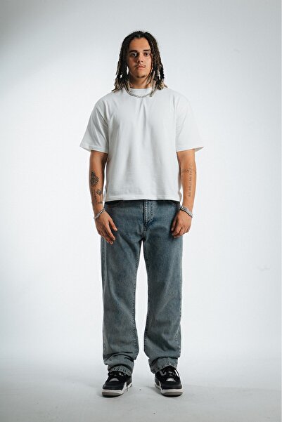 GRJ denim Blue Baggy Fit Men's Jean Pants Us4255Mv