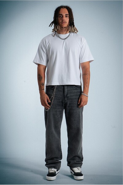 GRJ denim Light Smoke Baggy Fit Men's Jeans